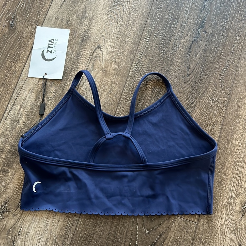 Girls Navy Raw Bra 12-14 NWT